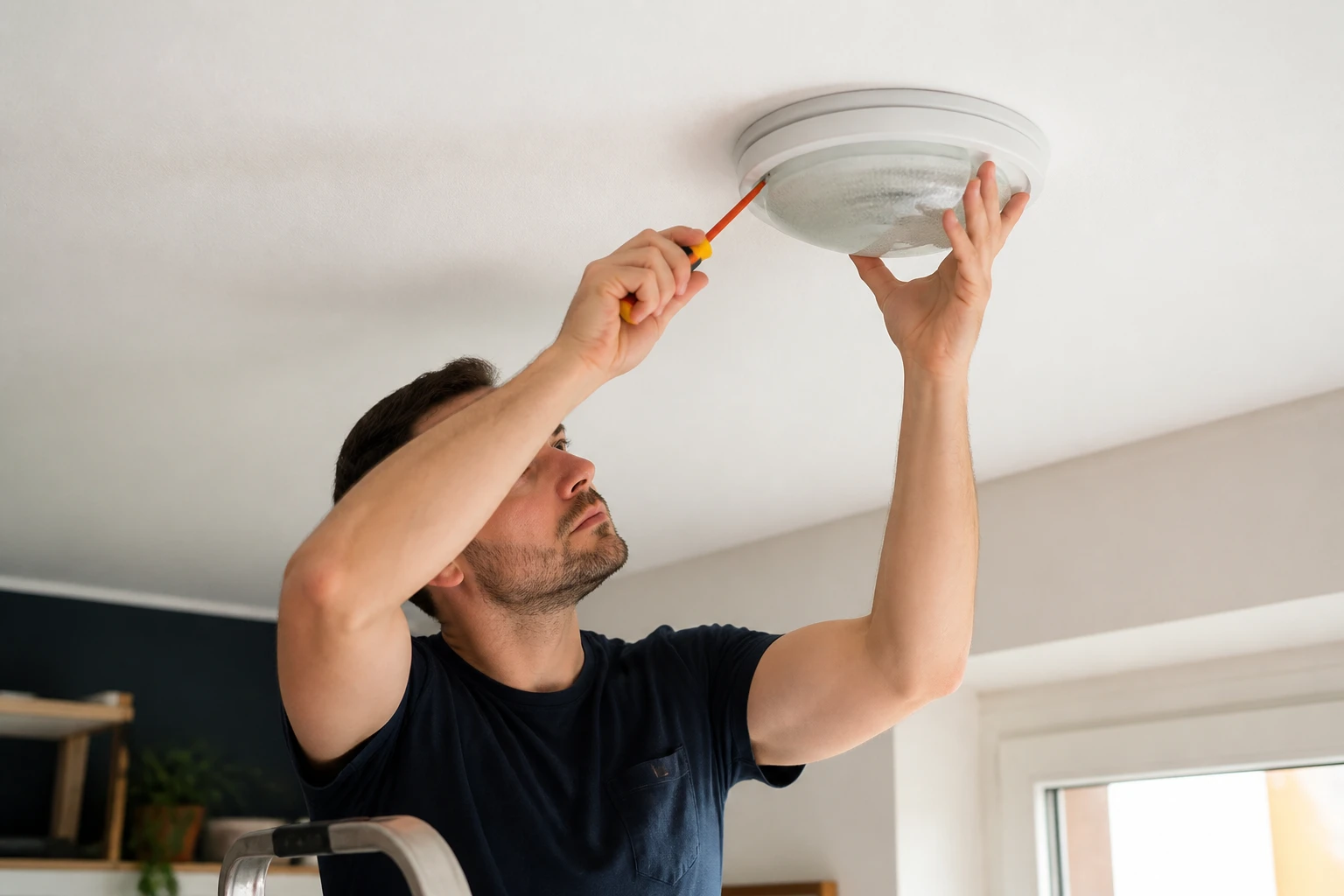 Comment déclipser un plafonnier sans le casser