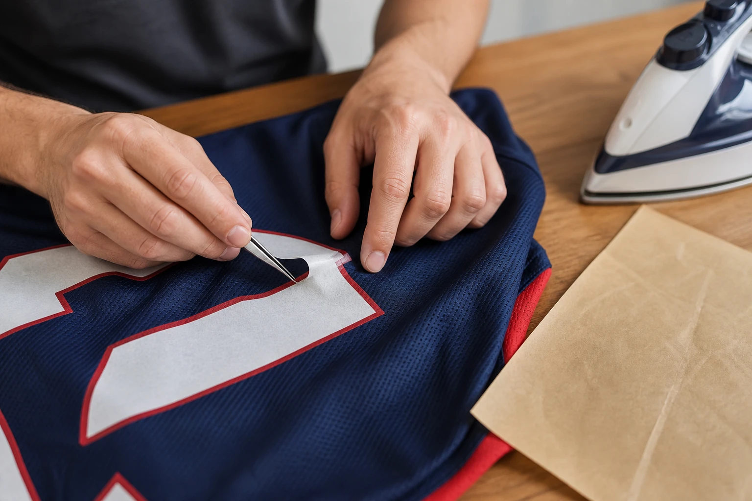 Comment enlever un flocage sur un maillot sans l&rsquo;abîmer