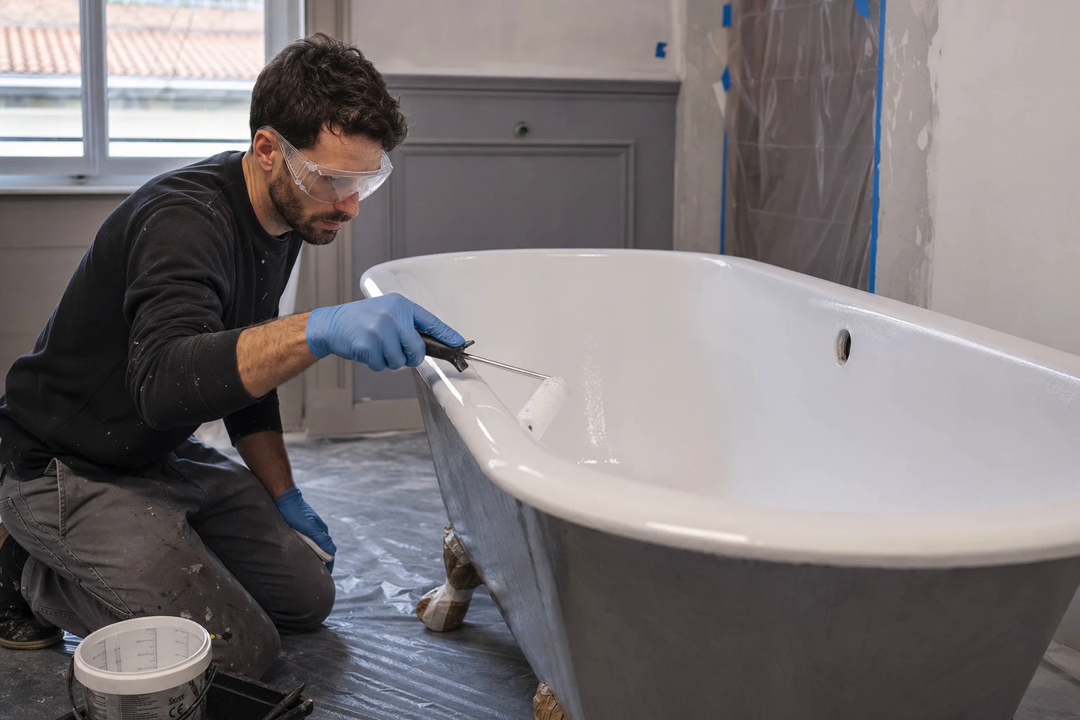 Peindre sa baignoire : mon avis après plusieurs chantiers