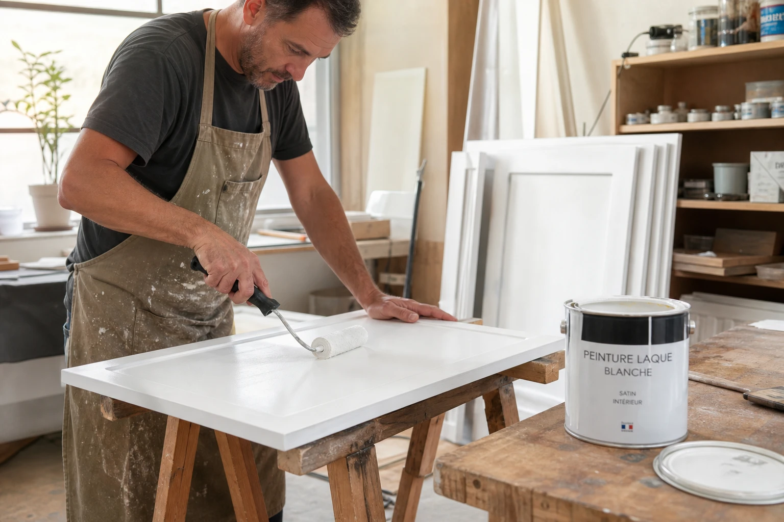 Peindre un meuble en blanc laqué : le guide complet