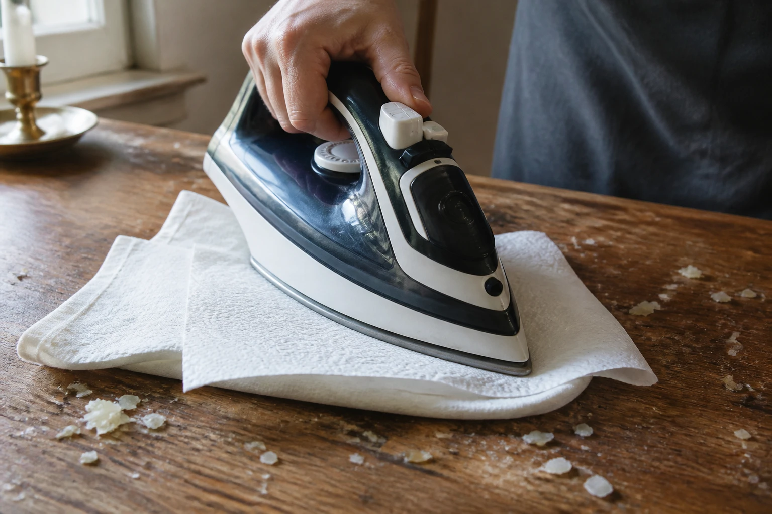 Astuce de grand-mère pour enlever la cire : la méthode qui marche