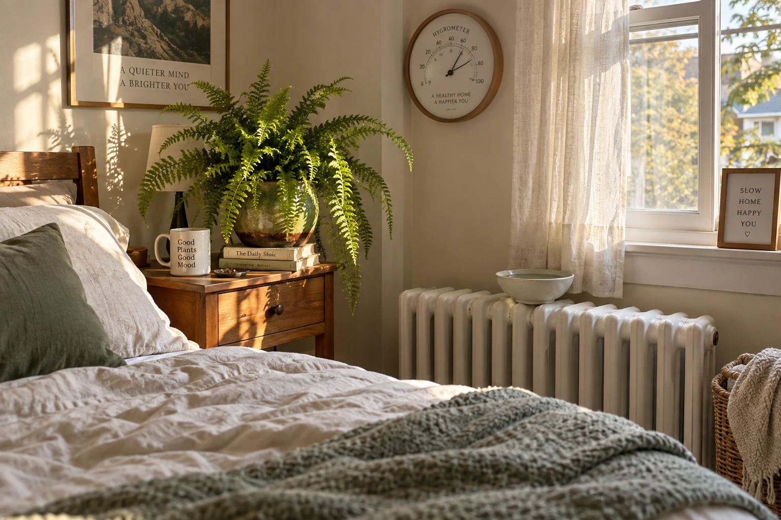 Humidifier une chambre naturellement : mes astuces de chantier